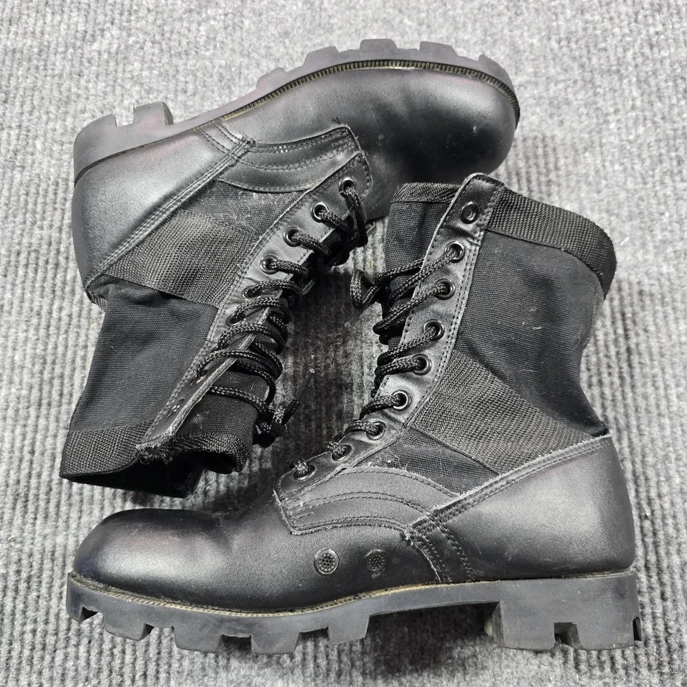 Rothco Boots Mens Size‎ 8 Black Tactical Synthetic Military Lace Up 8R Lug Sole